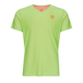 Bidi Badu  T-shirt col rond Evin Tech - vert fluo / orange fluo 