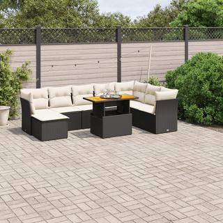 VidaXL set divano da giardino Polirattan  