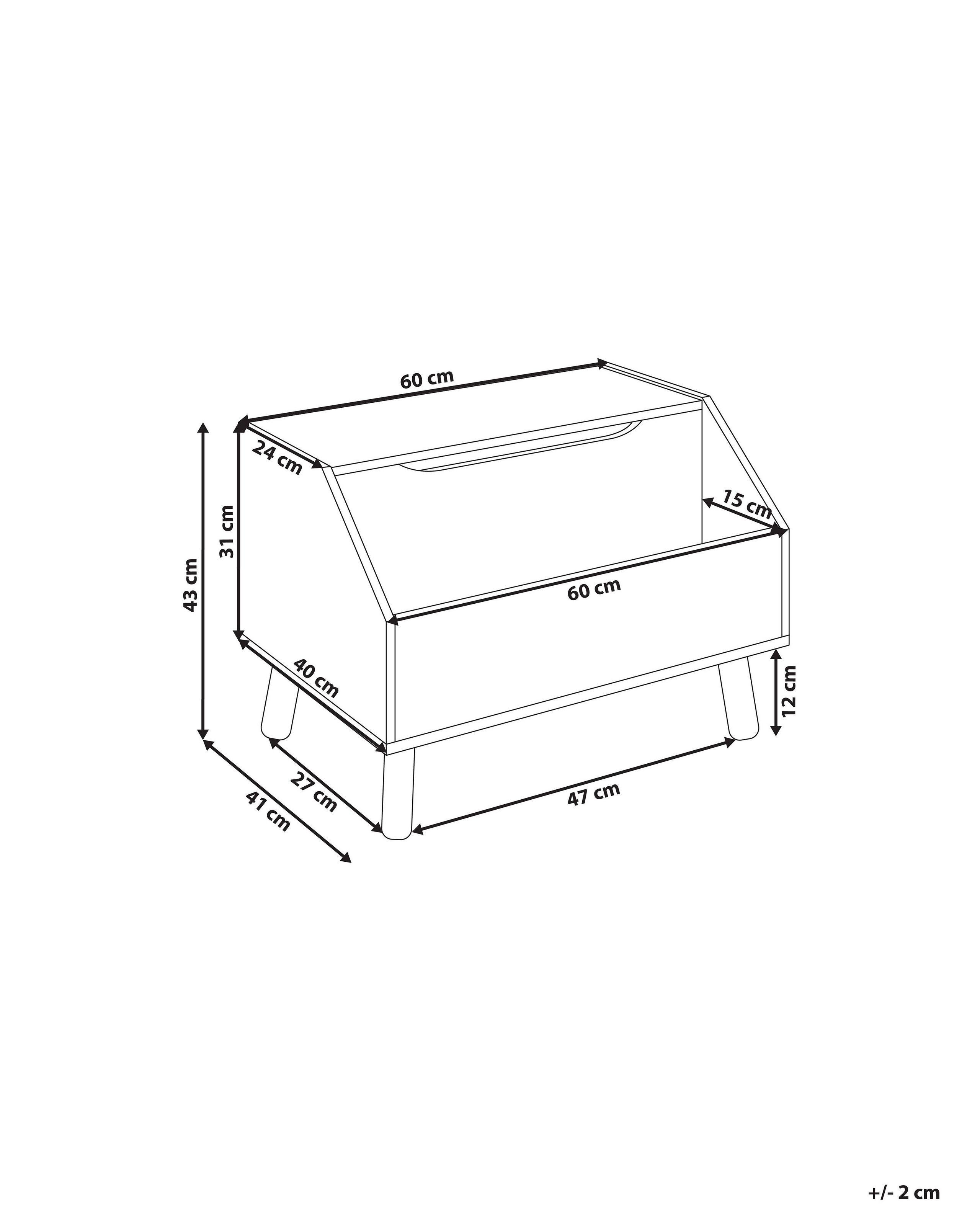 Beliani Accessoires en MDF Moderne CASPER  