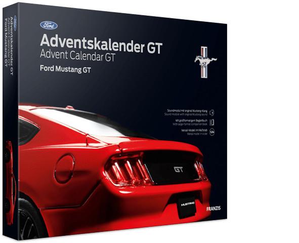 FRANZIS  Modellfahrzeug Adventskalender Ford Mustang GT 