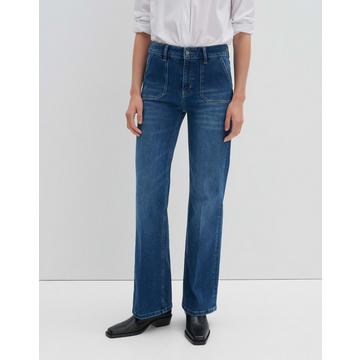 Long Flared Jeans Carie utility leicht ausgestellt