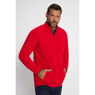 JP1880  Cardigan con collo alto e zip 