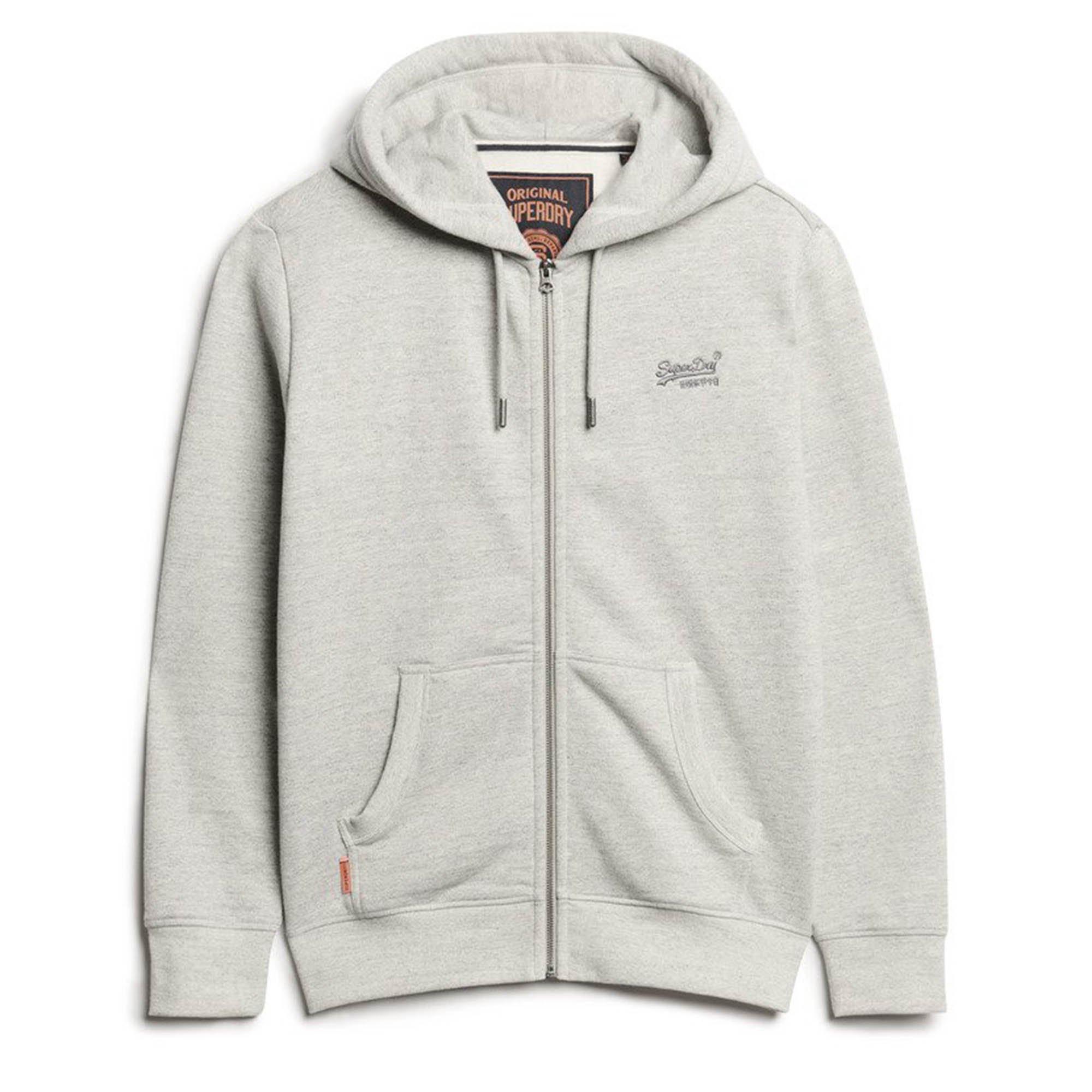 Superdry Essential Logo Zip Hoodie Vestibilità Aderente  
