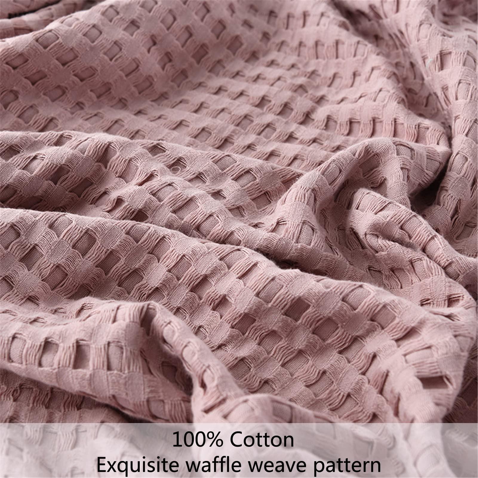 Alopini Coperta in Cotone Piqué a Nido d'Ape  