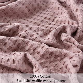 Alopini Coperta in Cotone Piqué a Nido d'Ape  