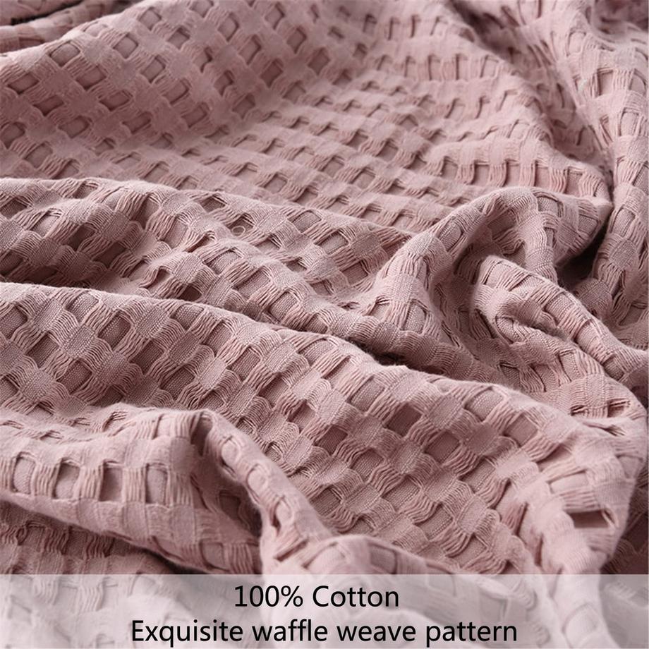 Alopini Coperta in Cotone Piqué a Nido d'Ape  