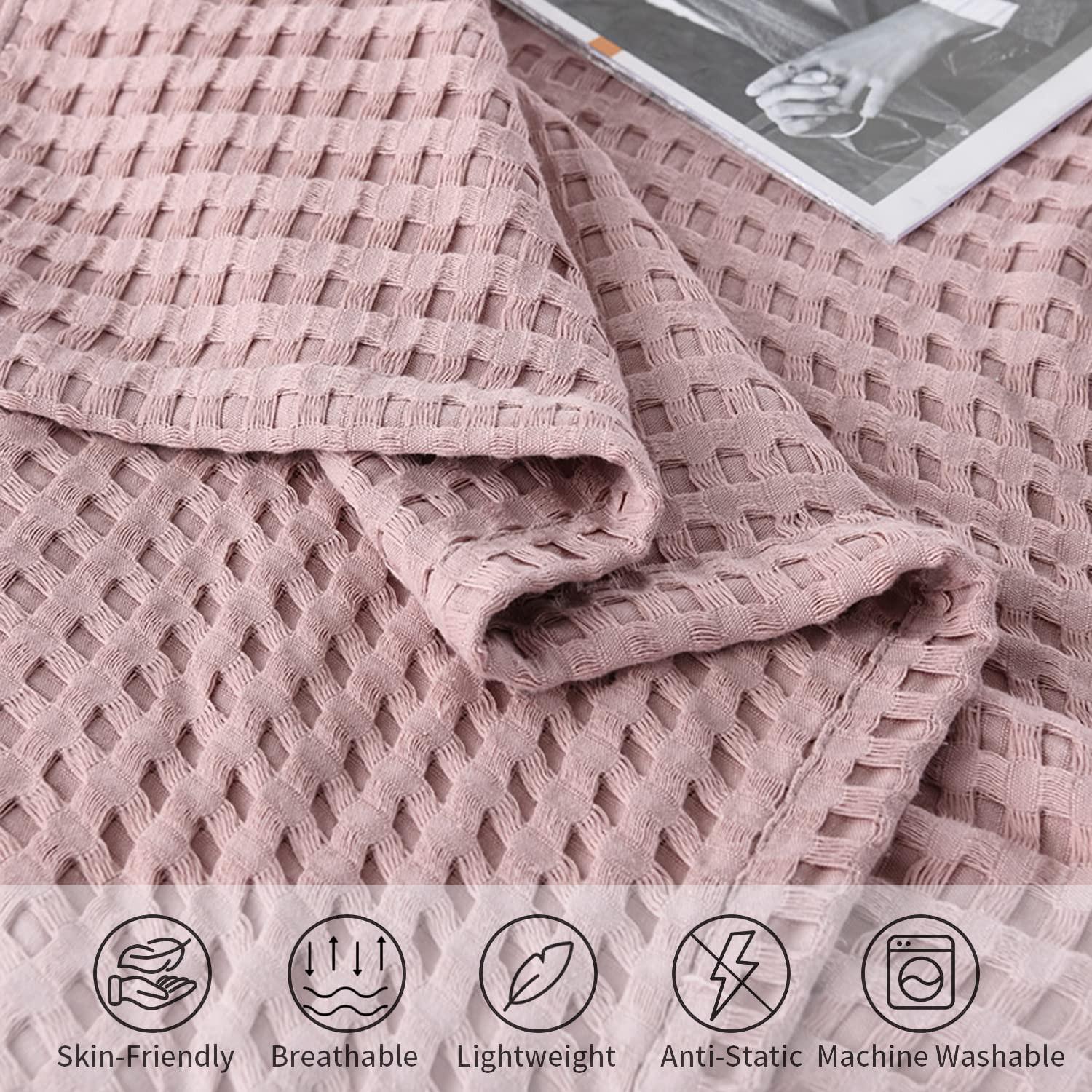 Alopini Coperta in Cotone Piqué a Nido d'Ape  