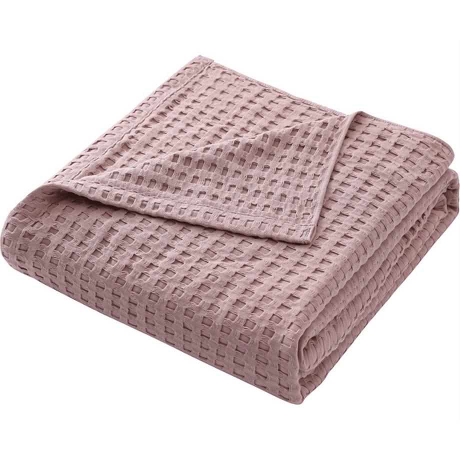 Tagesdecke Baumwolle Waffelpiqué Kuscheldecke