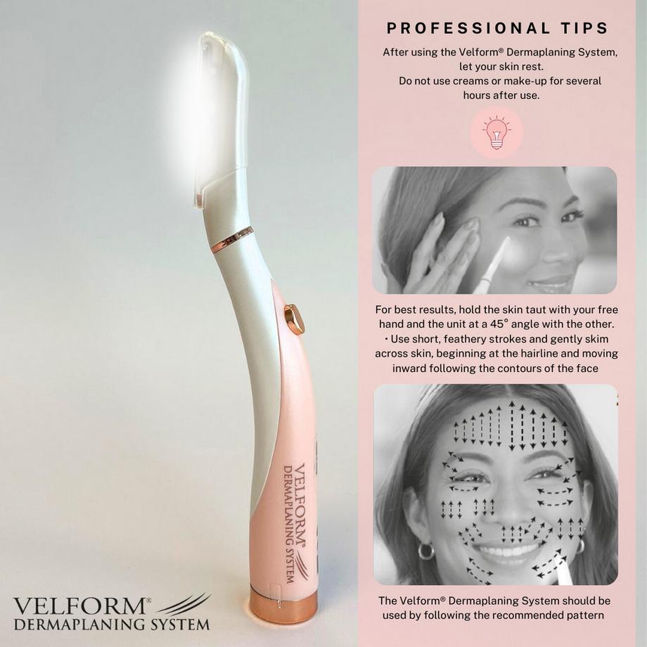 VELFORM Dermaplaning System -Lama per la depilazione del viso  