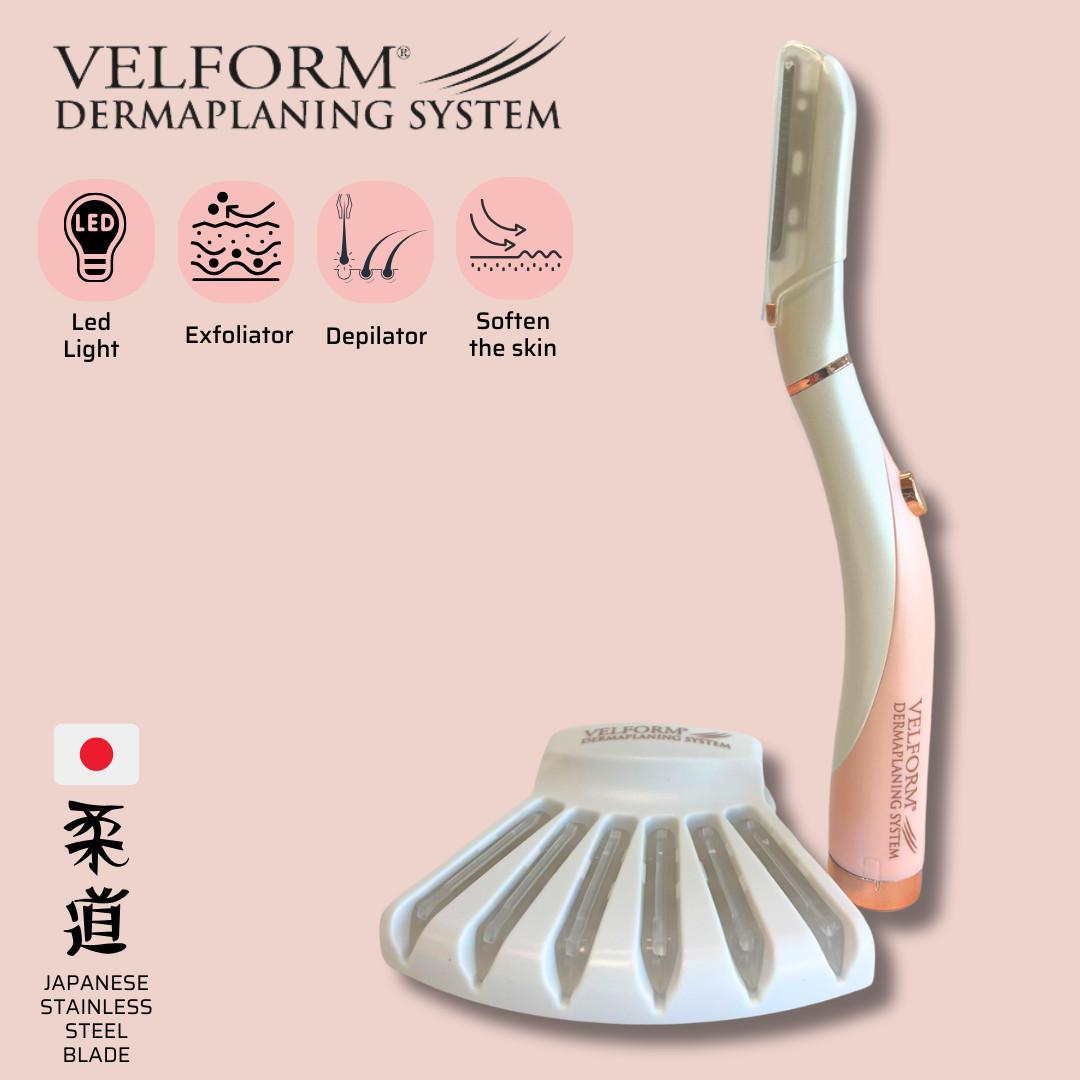 VELFORM Dermaplaning System -Lama per la depilazione del viso  