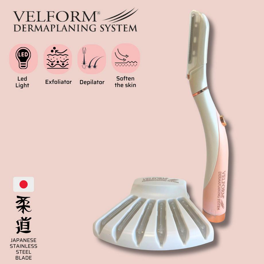VELFORM Dermaplaning System -Lama per la depilazione del viso  