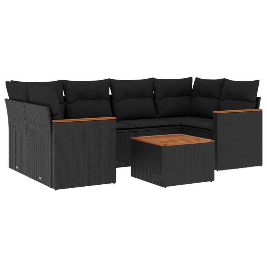 set divano da giardino Polirattan