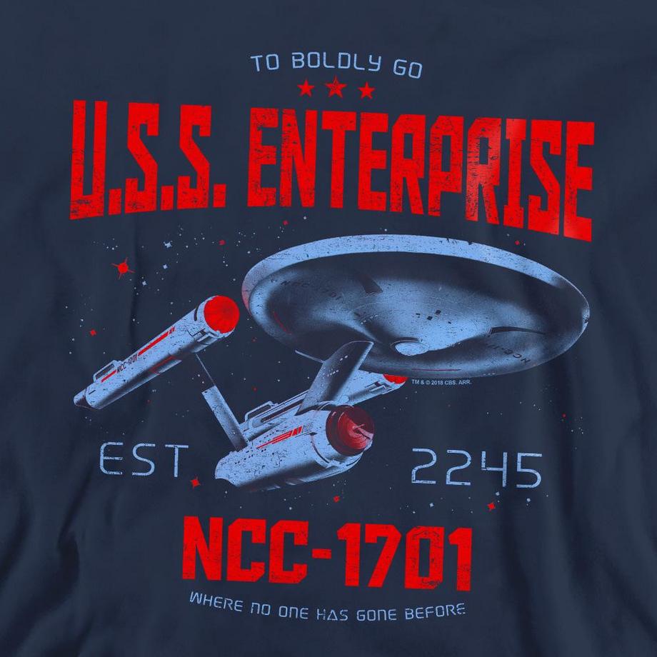 Star Trek Stardate 2245 Felpa con Stampa Grafica  