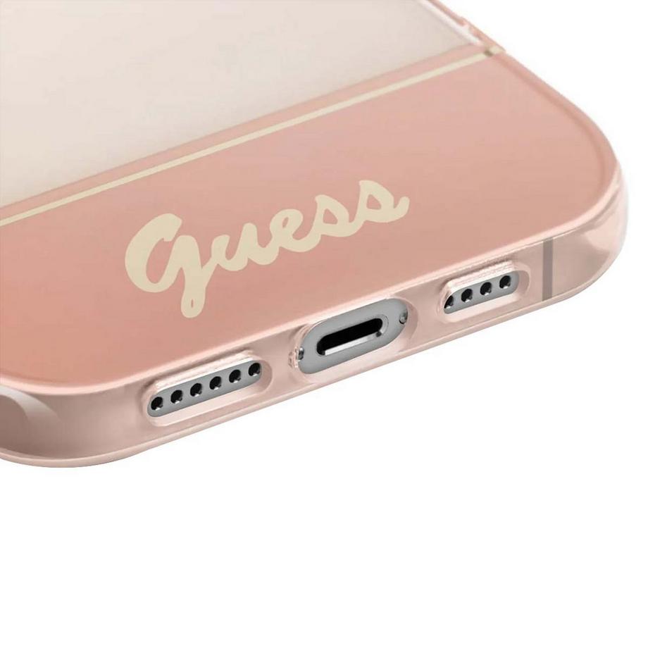 GUESS  Coque iPhone 14 Pro Max Pearl Strap 
