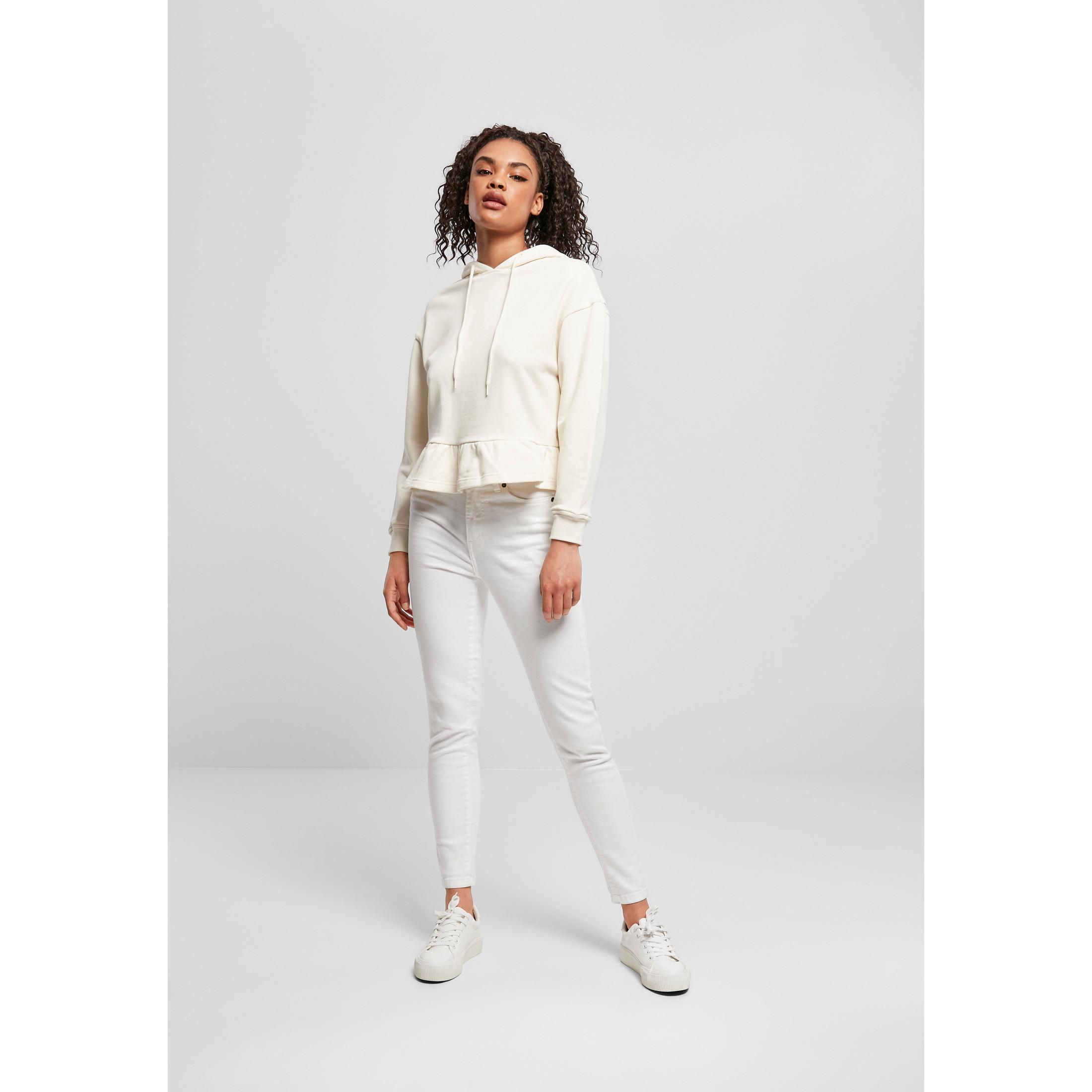 URBAN CLASSICS Organic Volants Hoodie  