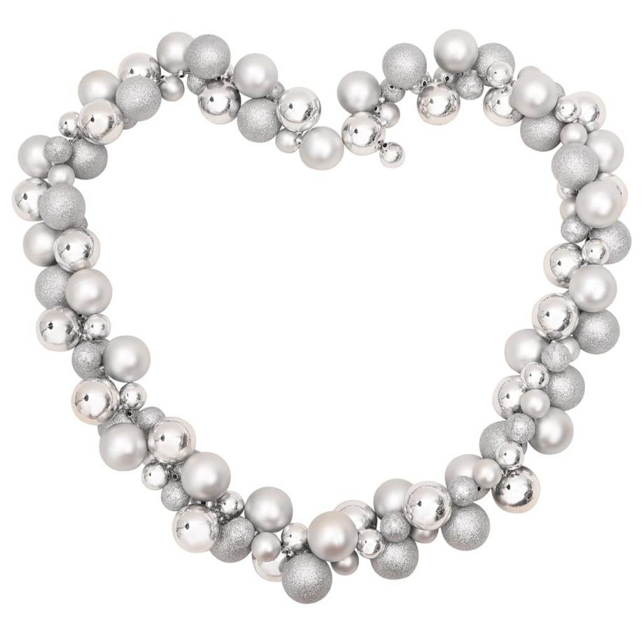 VidaXL  ghirlanda palline di Natale Polistirolo 