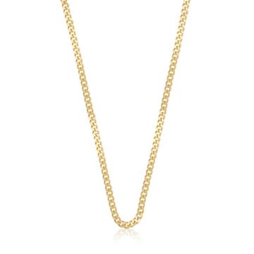 Collier gourmette or jaune 750, 3.2mm, 45cm