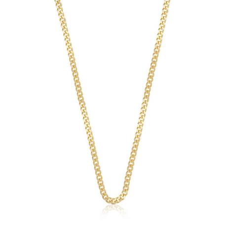 MUAU Schmuck  Collier Panzer Gelbgold 750, 3.2mm, 45cm 