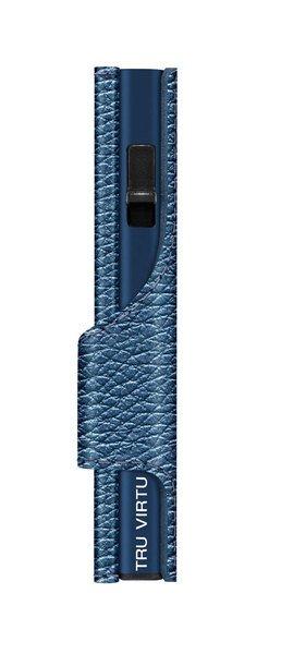 Tru Virtu CLICK & slide Wallet Navy Metallic Titan  