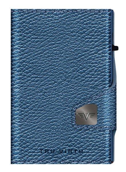 Tru Virtu CLICK & slide Wallet Navy Metallic Titan  