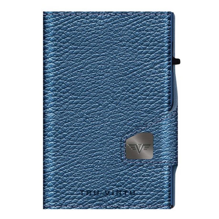 Tru Virtu CLICK & slide Wallet Navy Metallic Titan  