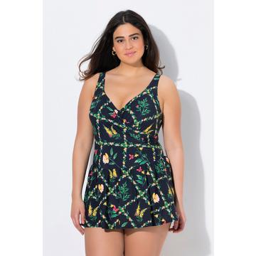 Robe de bain, bonnets souples avec armatures, bretelles réglables, matière recyclée