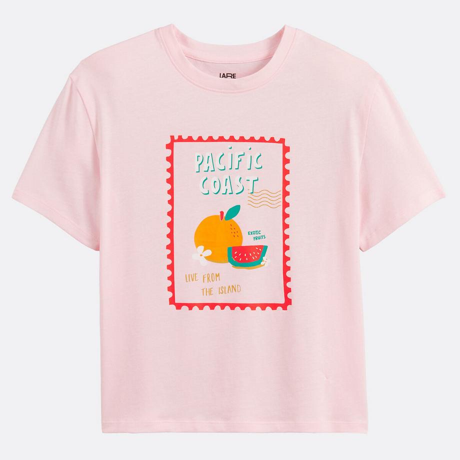 La Redoute Collections  T-Shirt mit Rundhalsausschnitt 