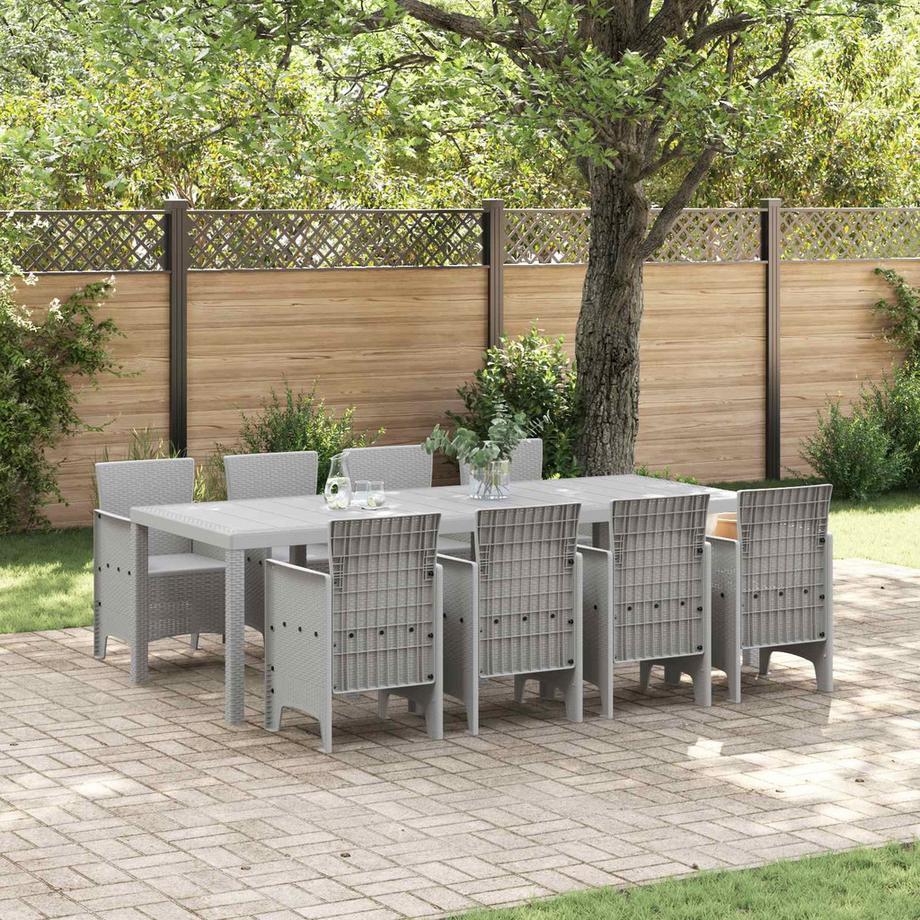 VidaXL Set da Pranzo per Giardino Polipropilene  
