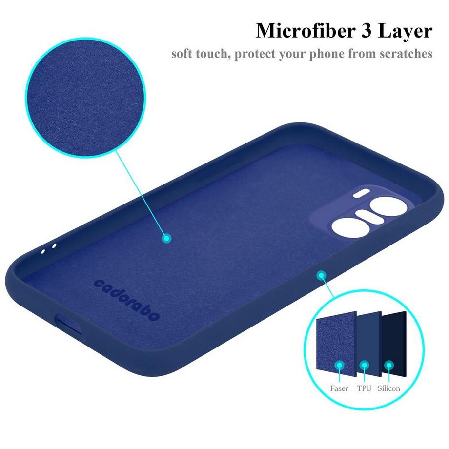 Cadorabo  Hülle für Xiaomi Mi 11i  POCO F3 in LIQUID BLAU - Schutzhülle aus flexiblem TPU Silikon 