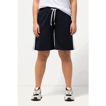 Shorts di jersey con taglio della gamba ampio, cintura elastica e laccetto