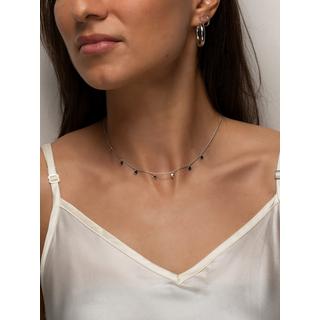 PHANTASYA  Kette mit Plättli klein 1501 Rhodiniert 