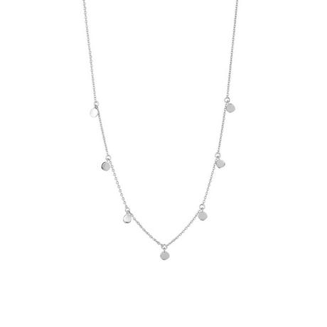 PHANTASYA  Kette mit Plättli klein 1501 Rhodiniert 