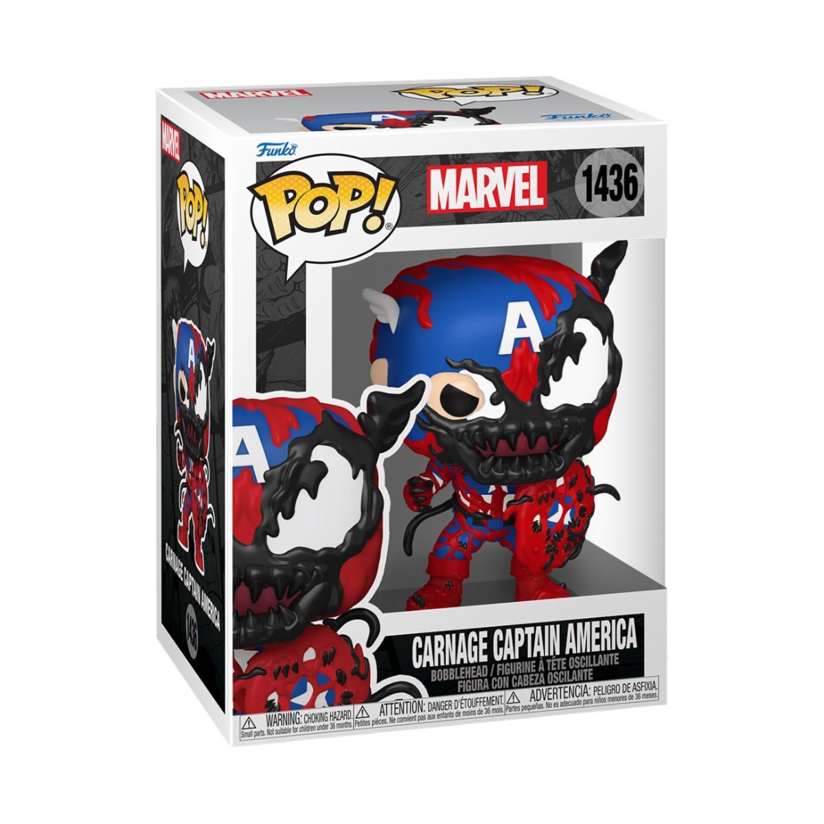 Funko  Marvel POP! Vinyl Figur CarnageizedCaptain America 