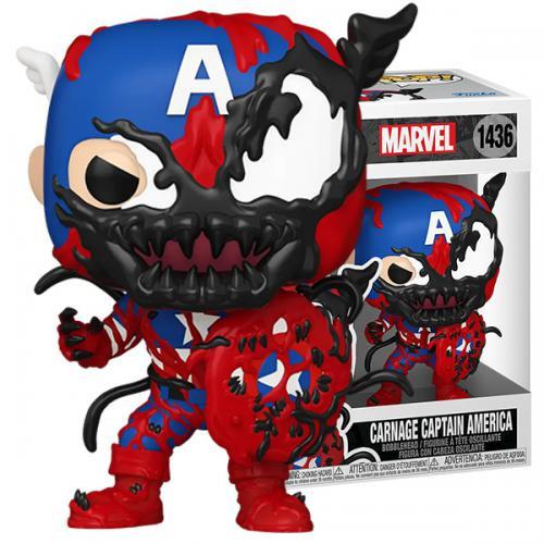 Funko  Marvel POP! Vinyl Figur CarnageizedCaptain America 