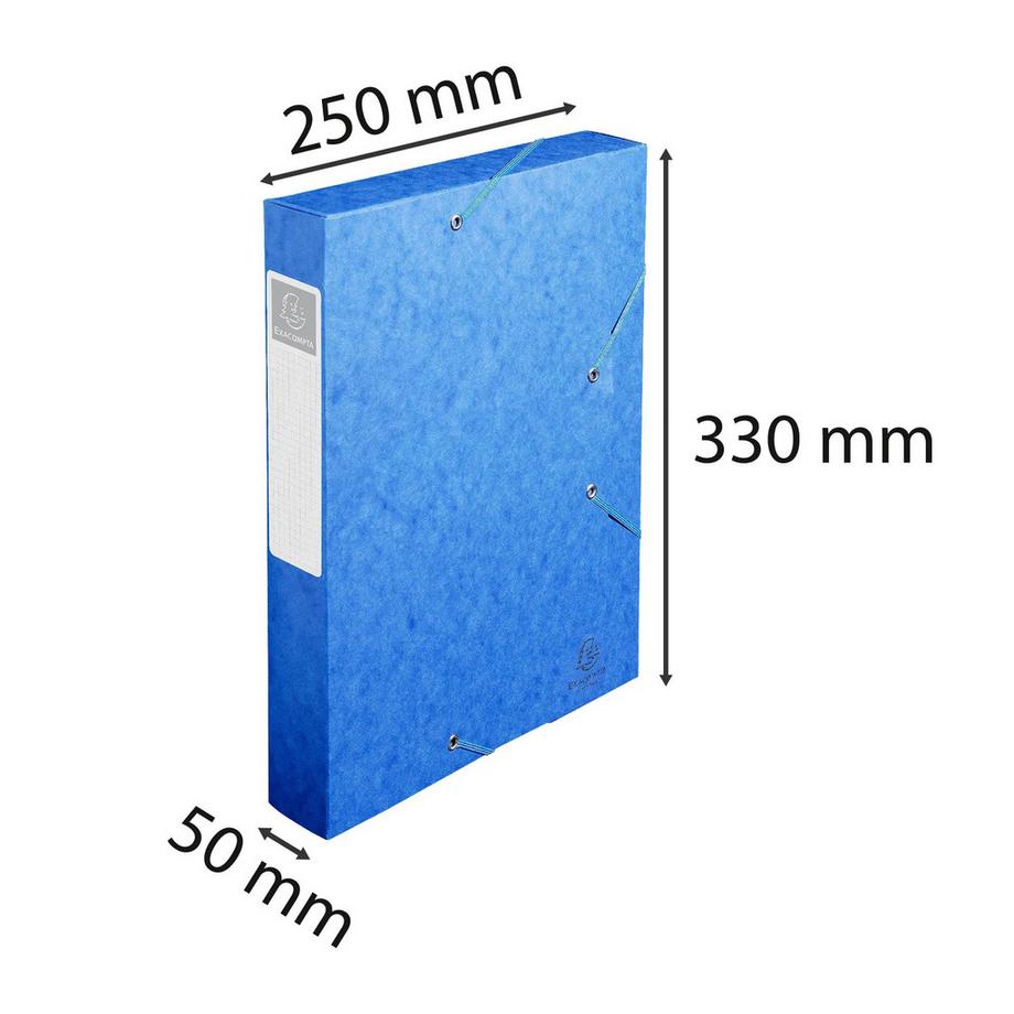 Exacompta Cartella portaprogetti Cartobox dorso 50mm cartoncino lustré - A4 - x 10  