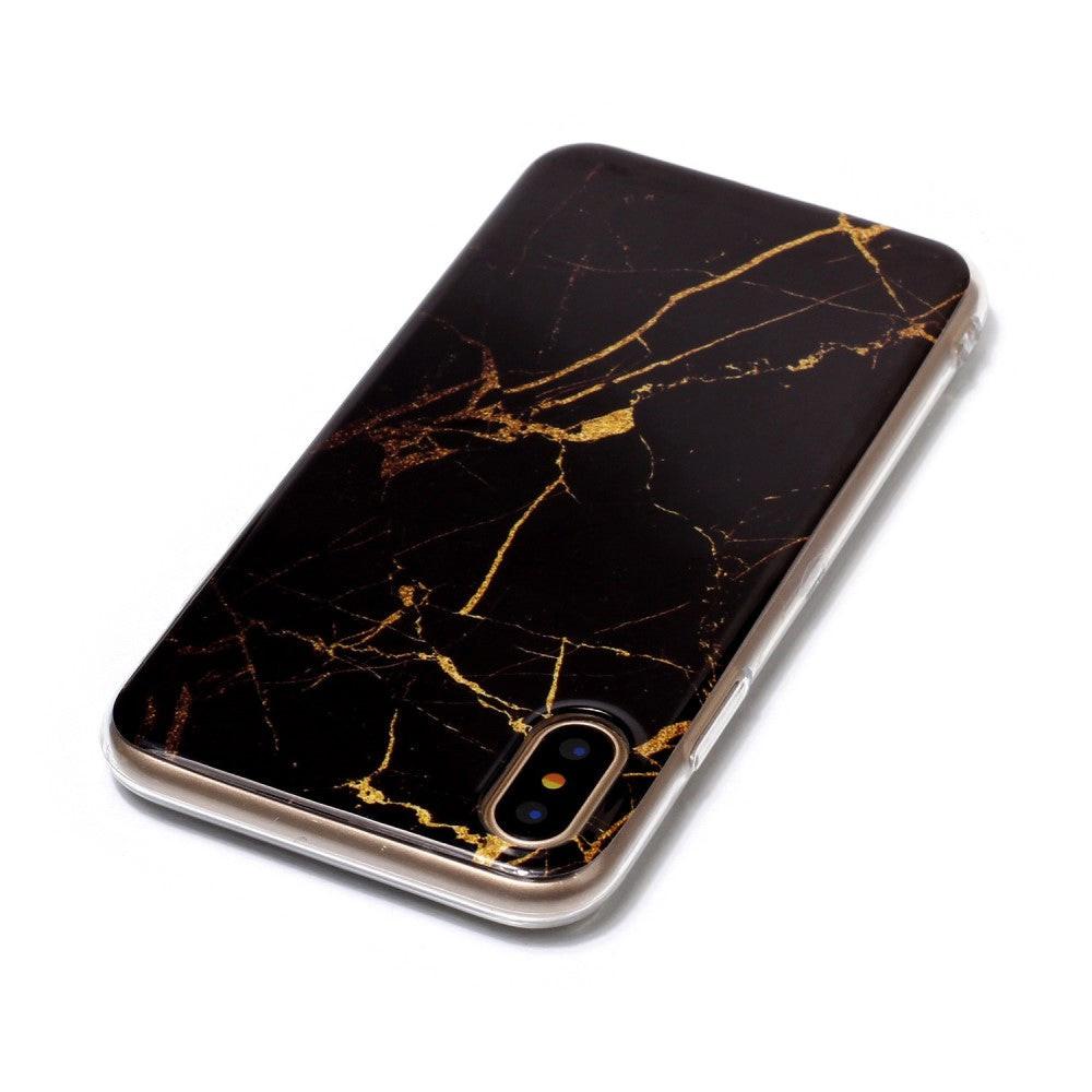 Cover-Discount  iPhone Xs / X - Coque silicone Marble 