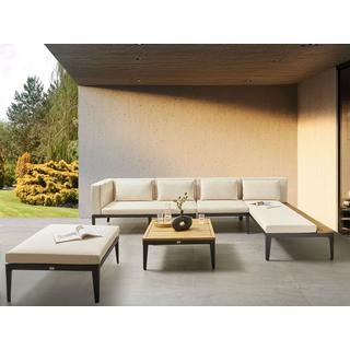 Beliani Set divani con tavolino en Legno d'acacia certificato FSC® Rustico BRACCIANO  