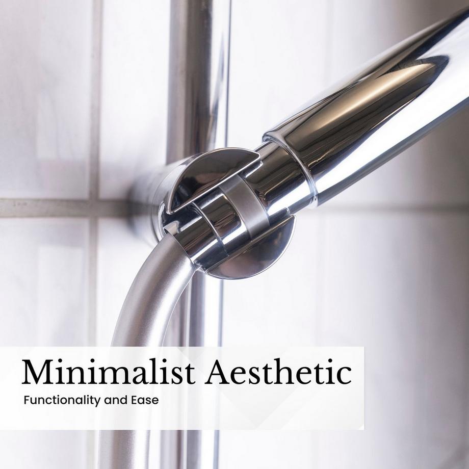 Intirilife Duschkopf Handbrause mit 5 Funktionen  