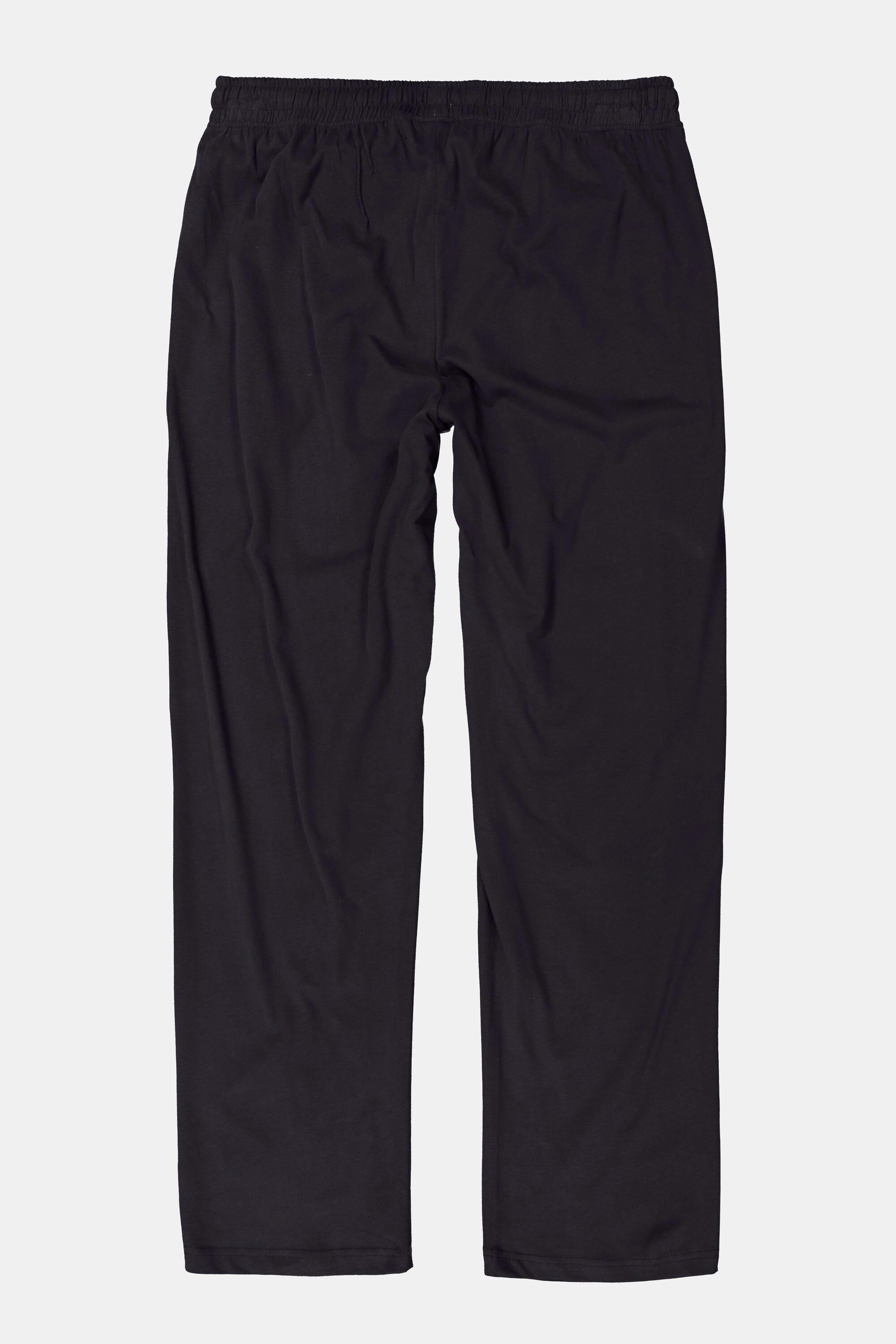 JP1880  Pantalon de pyjama Homewear à taille élastique noir 