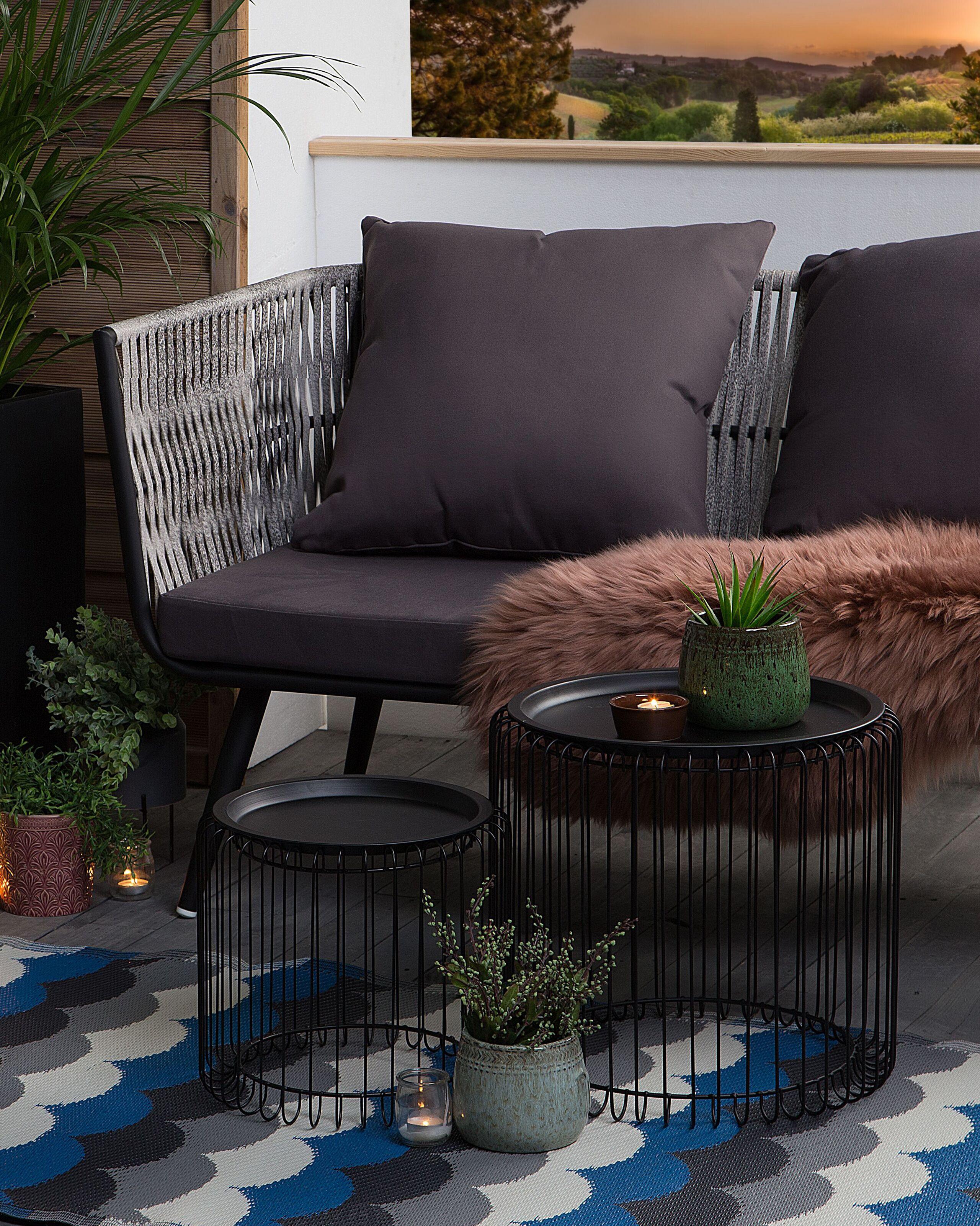 Beliani Outdoorteppich aus Polypropylen Klassisch BELLARY  