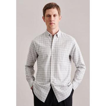 Chemise casual Regular Fit Manche longue Carreaux