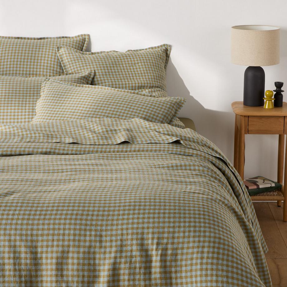 Housse de couette en lin lavé