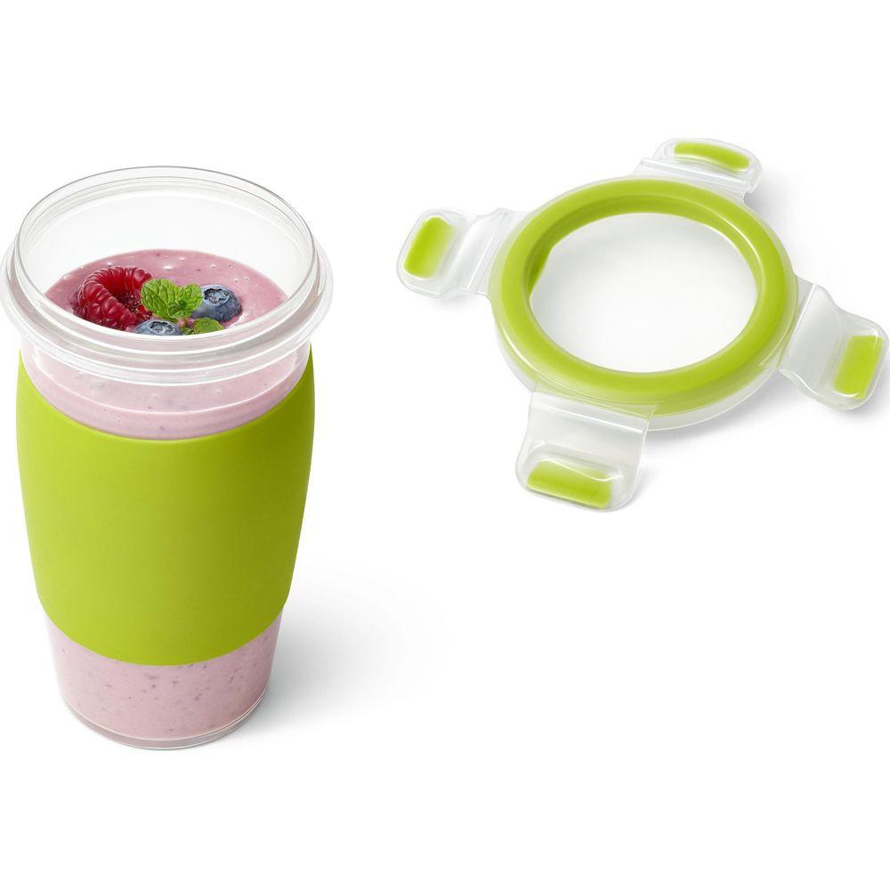 emsa  Smoothiebehälter Clip & Go Grün 