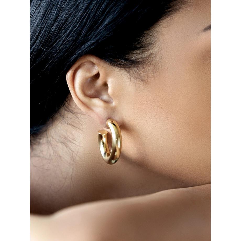 PHANTASYA  Creolen Gross 2324 Vergoldet 