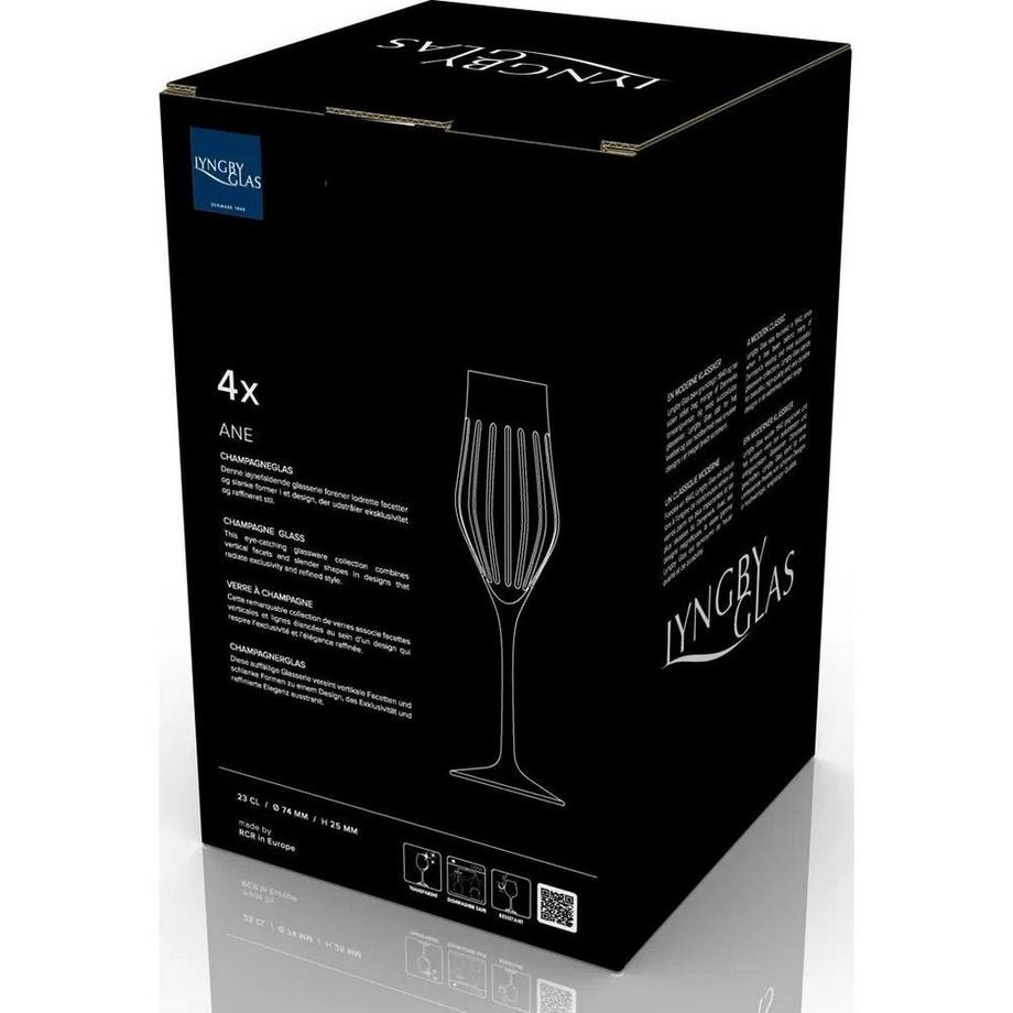 Lyngby Sektglas Ane 4 Stück  
