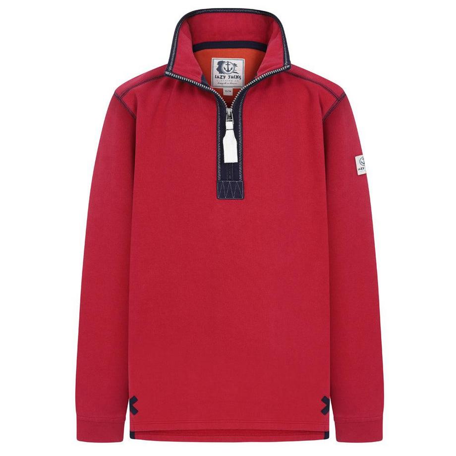 Sweatshirt  ,  mit kurzem Reißverschluss