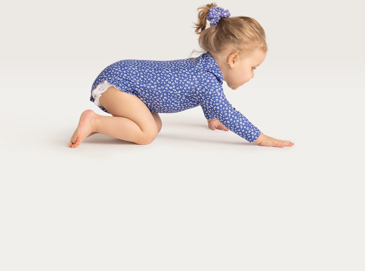 Swim Essentials  Schwianzug ädchen 8692 Blue Leopard 