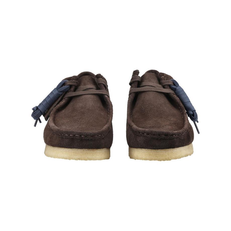 Clarks Derbies en Cuir Velours avec Couture Mocassin  