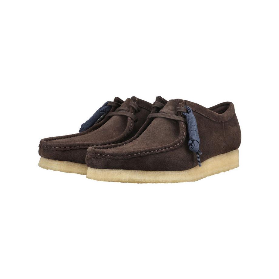 Clarks Derbies en Cuir Velours avec Couture Mocassin  