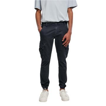 cargohose aus verwaschenem twill